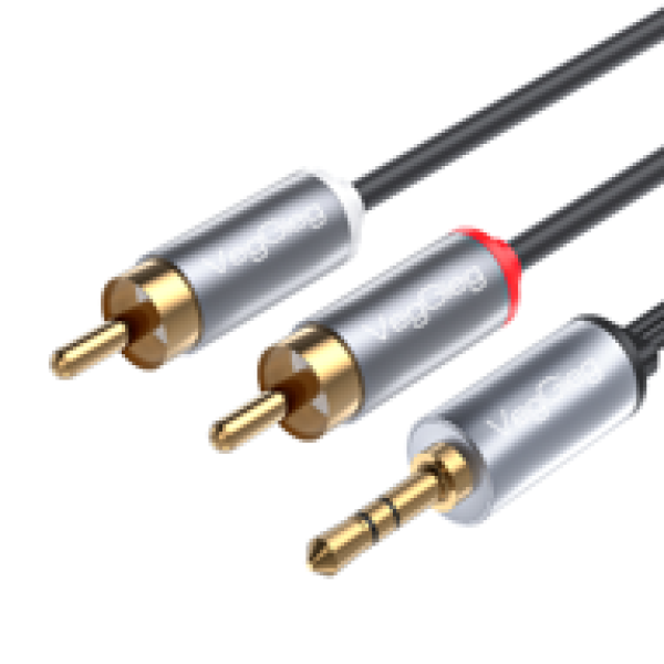 DC3.5mm to RCA* 2 Audio Cable 10m - V-A604