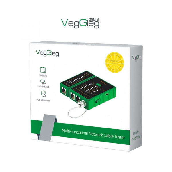 Máy Test Dây Mạng Đa Năng (Chuyên nghiệp) veggieg - V-E105