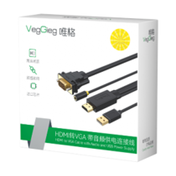 HDTV  to VGA Male to Male Cable - V-Z101