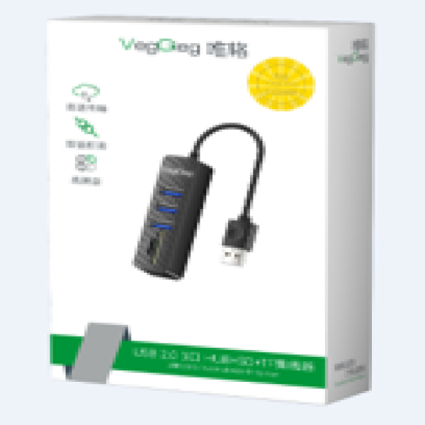 USB2.0 Card Reader (SD+TF 2 IN 1) - V-C303